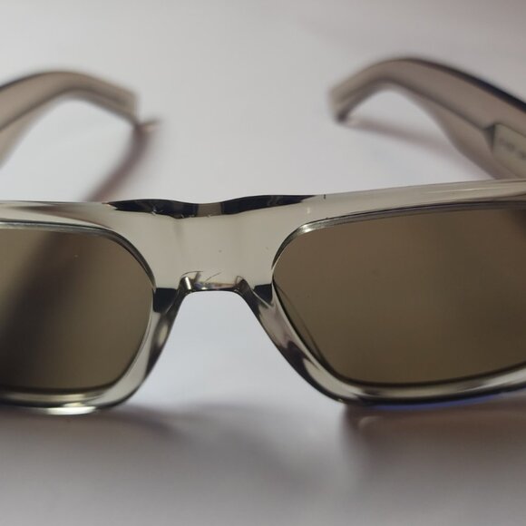 SAINT LAURENT TRANSPARENT UNISEX SUNGLASSES 65 19 145 M - Picture 1 of 5